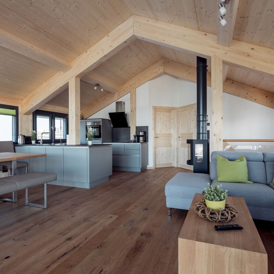 B wohnen kueche chalet reiteralm