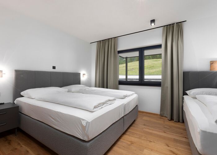 Schlafzimmer Bergresort Berwanger Hof