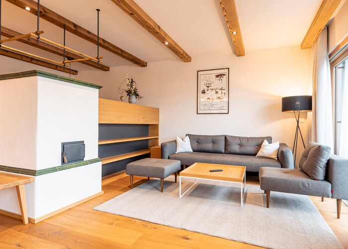 Wohnbereich Chalet Streif - Dorfresort Kitzbühel