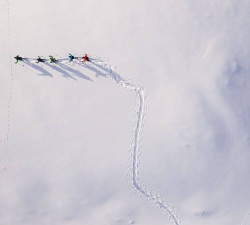 snowshoe hiking Raurisertal Valley (c) Ferienregion Nationalpark Hohe Tauern