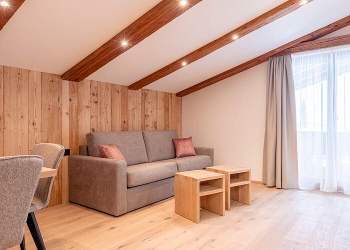 Wohnbereich Suite Horn - Dorfresort Kitzbühel