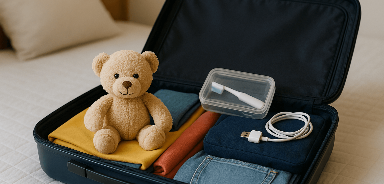 vollgepackter Koffer