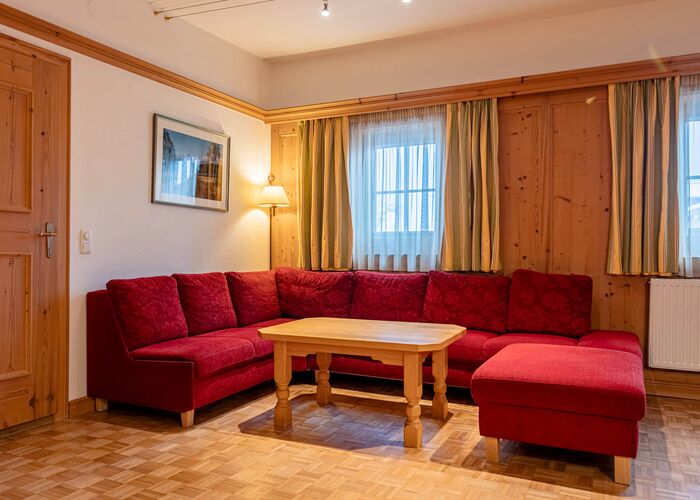 Wohnbereich Apartment Alpenblick - Dorfresort Kitzbühel