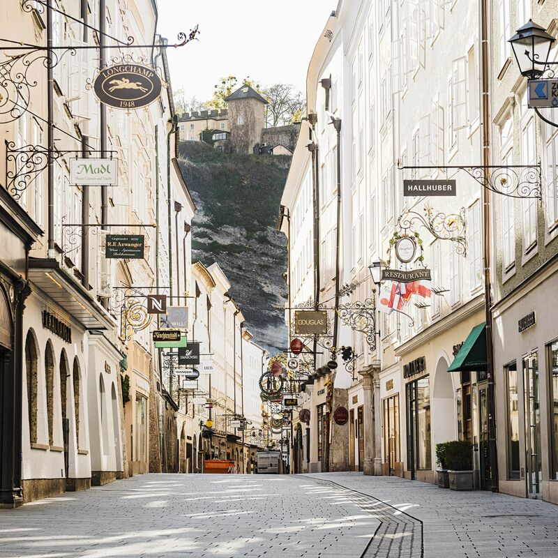 Getreidegasse in Salzburg