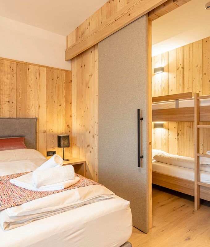 Schlafzimmer Apartment Reith   Dorfresort Kitzbühel