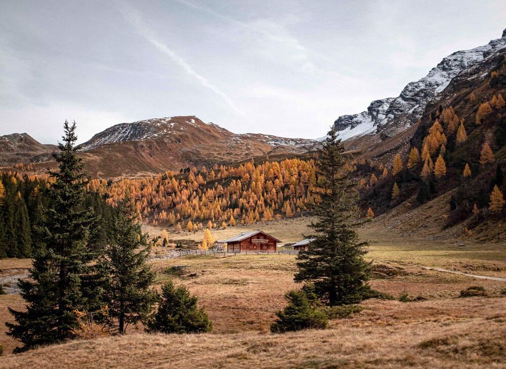herbst wandern oesterreich almhuette e23cef50