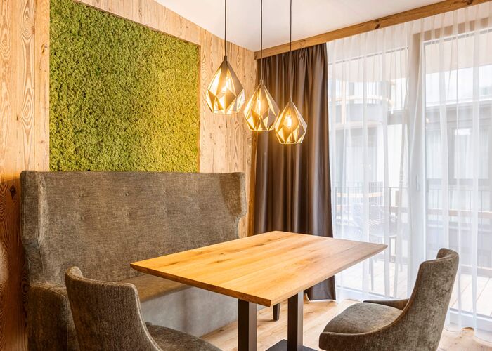 Essbereich - Ferienwohnung mit Balkon