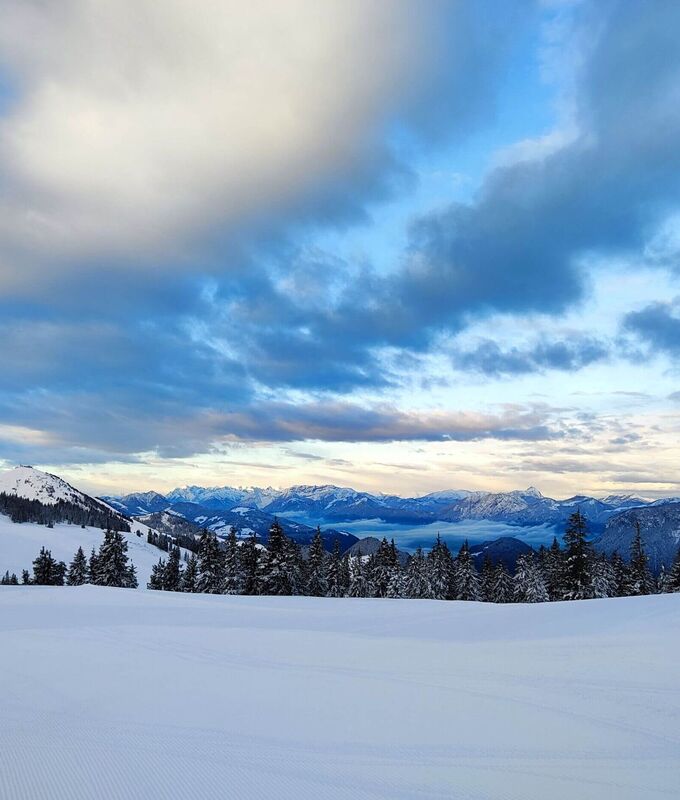 Früher Morgen in der SkiWelt Wilder Kaiser