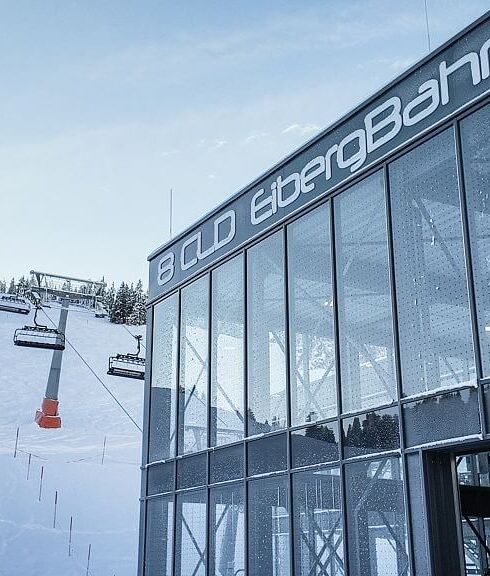 Talstation der neuen Eiberg 8er Sesselbahn in der SkiWelt Wilder Kaiser Brixental