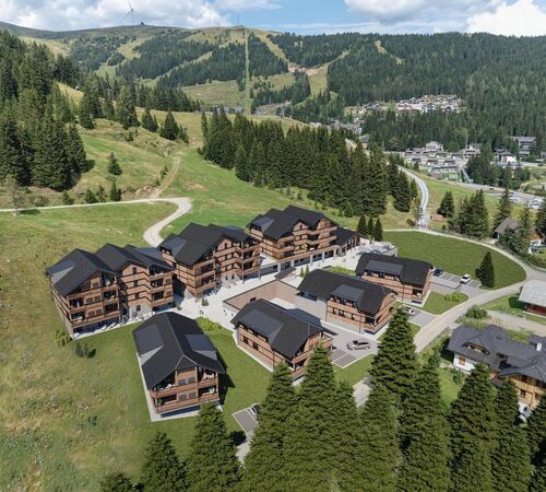 Bergresort lachtal aussen sommer