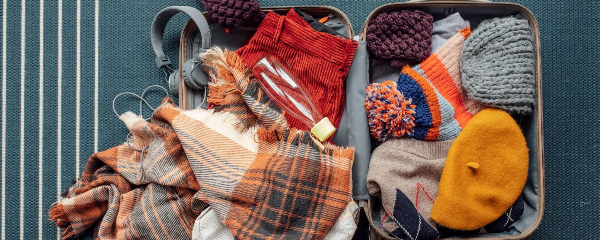 luggage for winter holidays