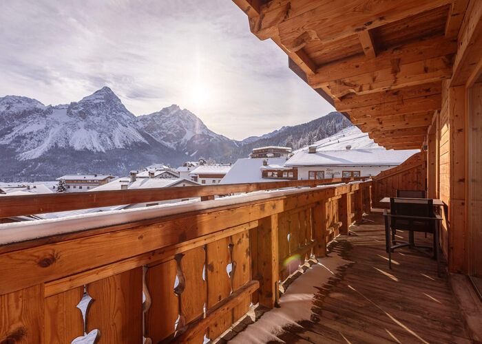 Balkon - Zugspitz Suites Lermoos