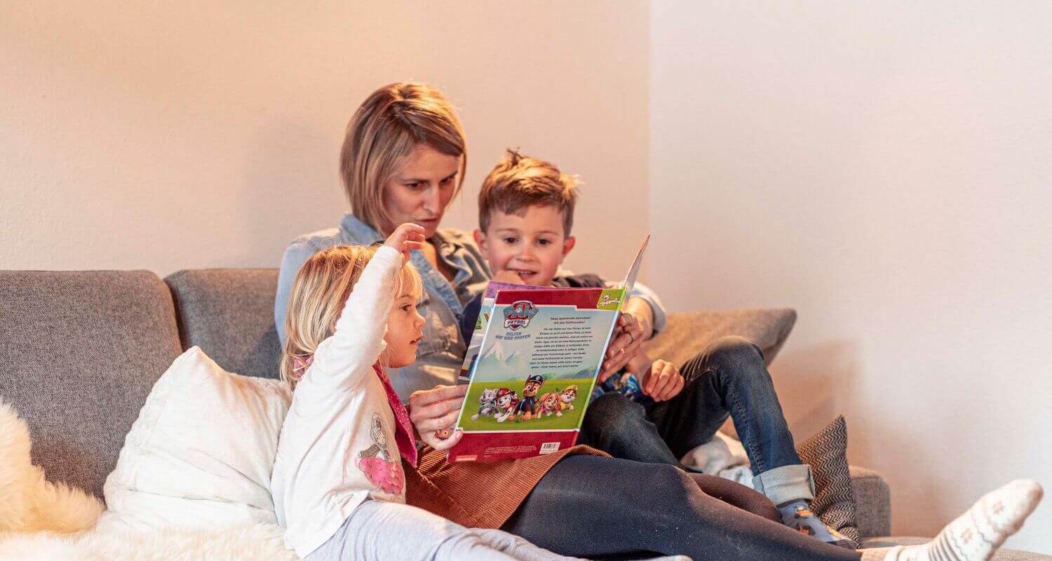 Gemütlicher Herbsttag mit Kindern im Ferienhaus