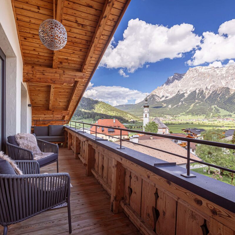 Balkon - Zugspitz Suites Lermoos