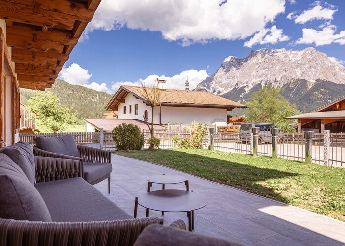 Terrasse - Zugspitz Suites Lermoos
