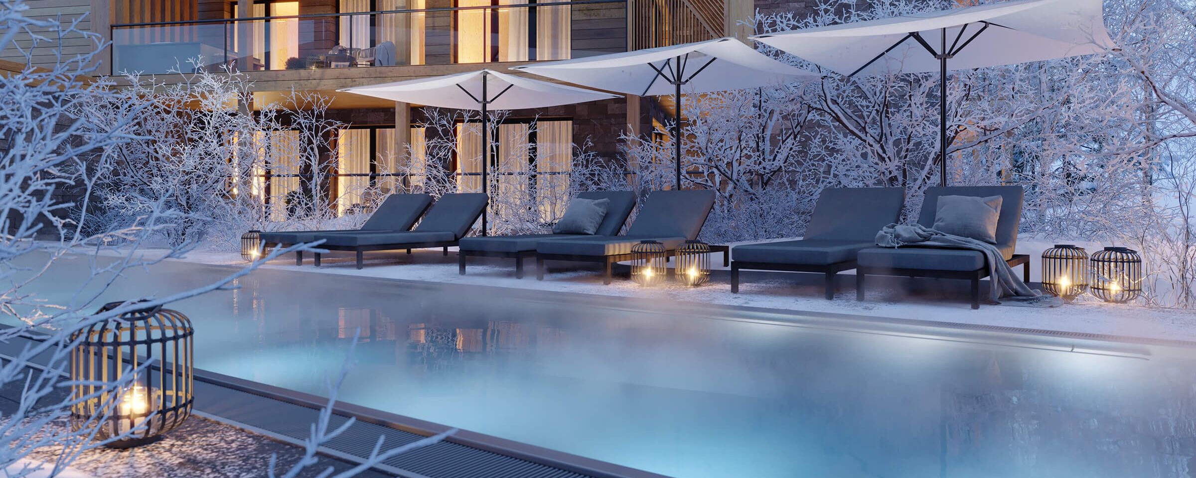 Ferienwohnung Saalbach - Pool