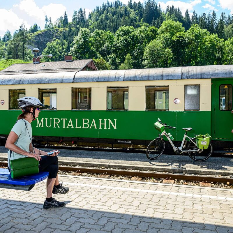 Murtalbahn mit Bike-Transport