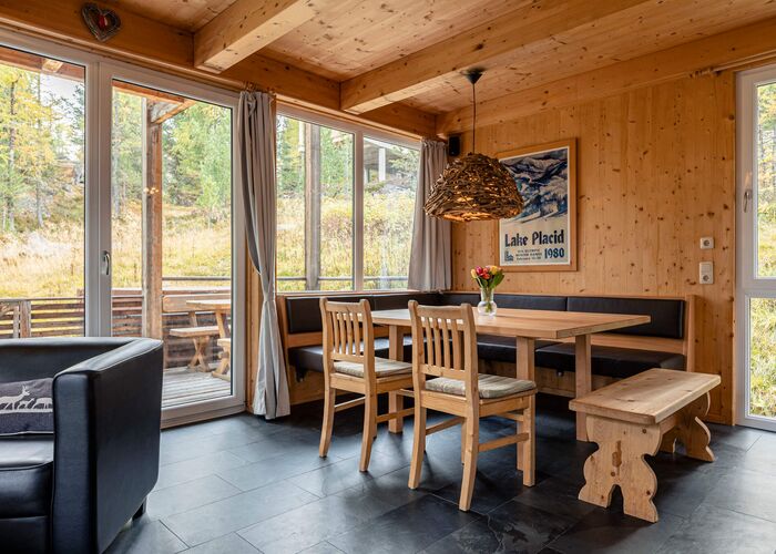 Essbereich Chalet Zirbenwald I - Alpenpark Turracher Höhe