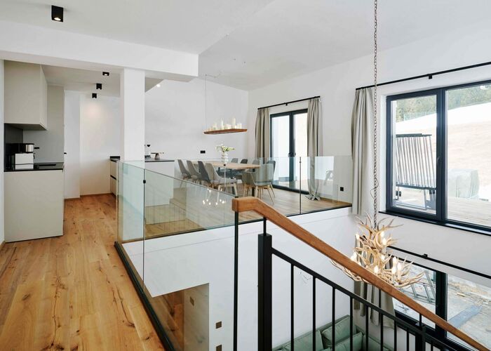 Küche und Essbereich - Bergresort Berwanger Hof