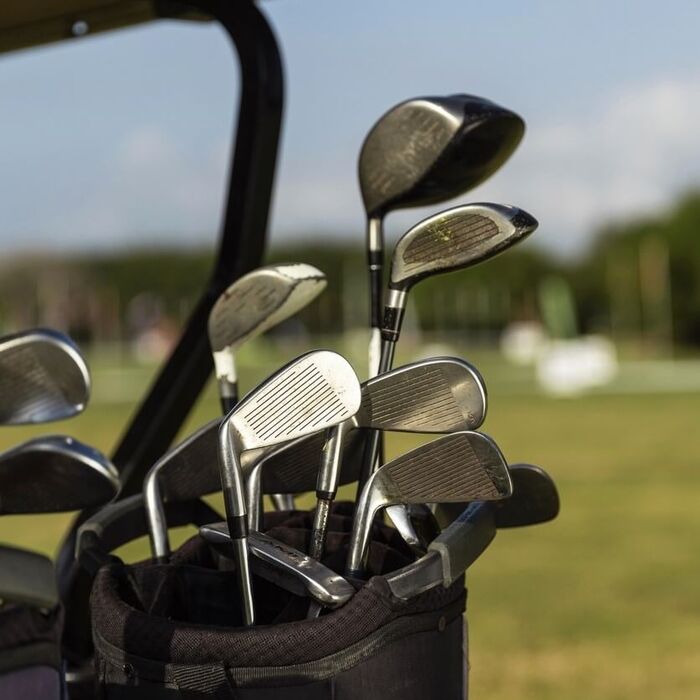 Golfbag mit Schläger