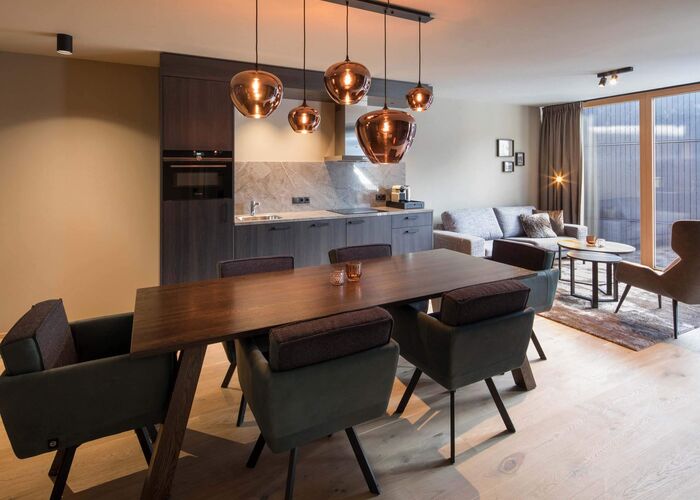 Montafon Suites Schruns - Wohnbereich