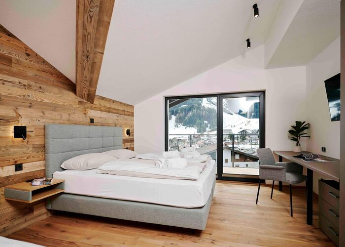 Schlafzimmer - Bergresort Berwanger Hof