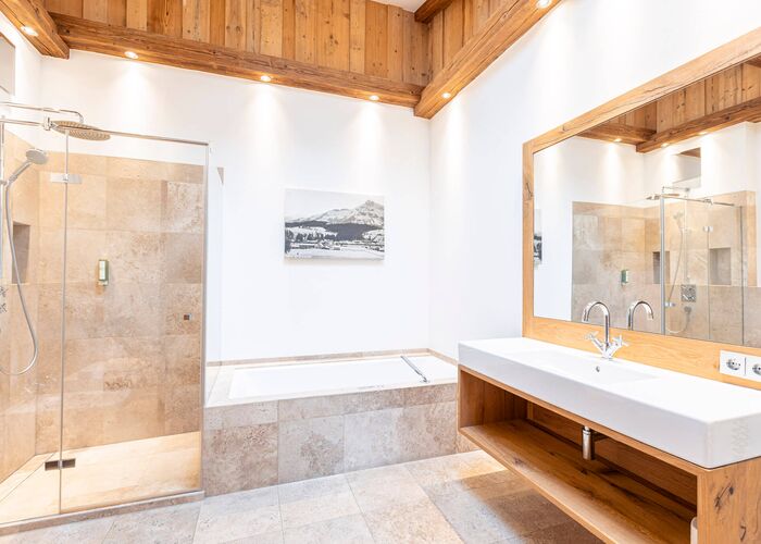 Badezimmer Penthouse Wilder Kaiser - Dorfresort Kitzbühel