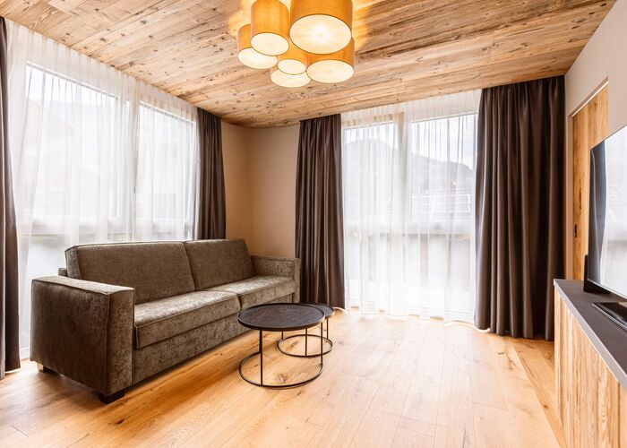 Wohnbereich - Ferienwohnung mit 1 Schlafzimmer