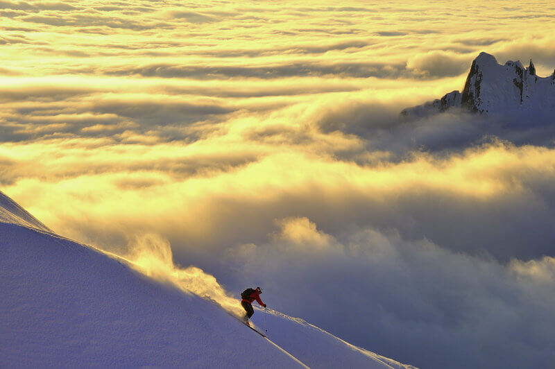 Skifahren am Arlberg